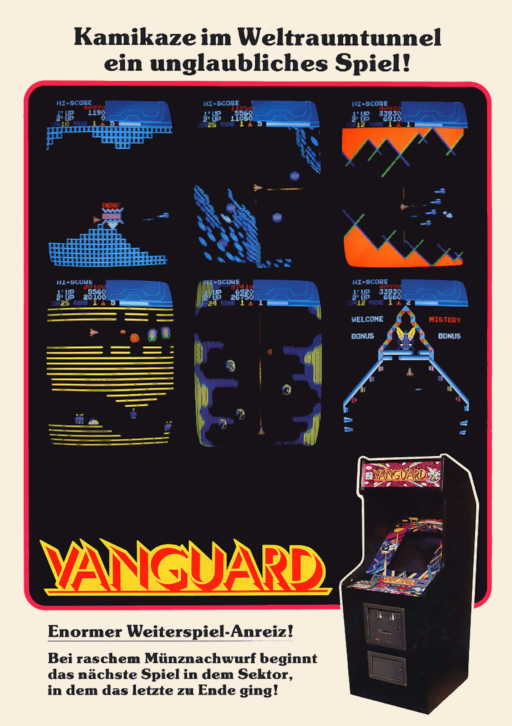 Vanguard (Centuri) Arcade Game Cover